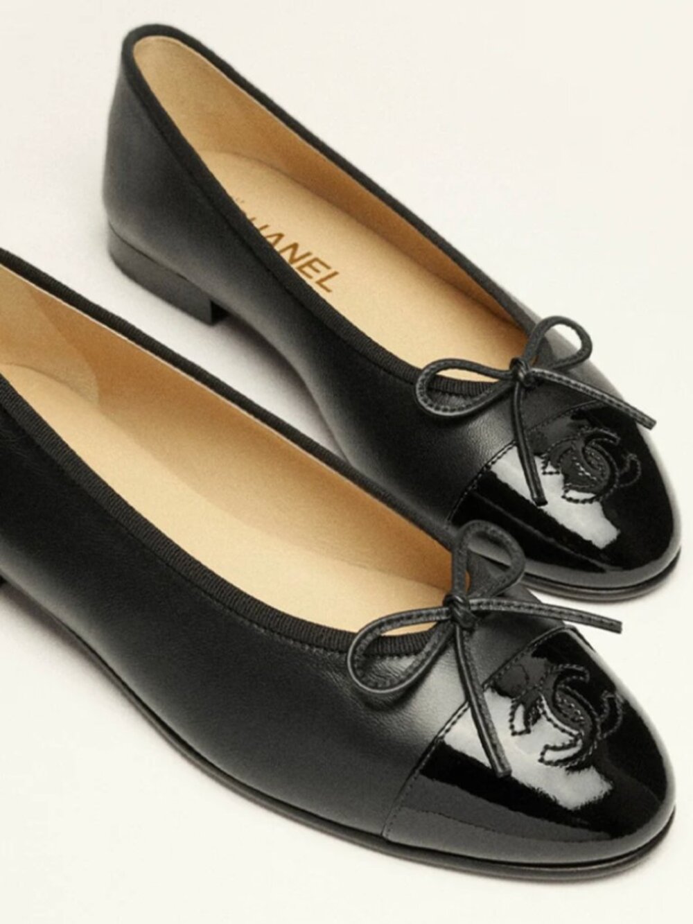 Chanel ballet flats size 39.5